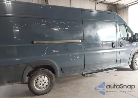 2019 Ram Promaster 3500 Cargo Van High Roof 159 Wb Ext из США, поврежденный, VIN 3C6URVJG5KE544866